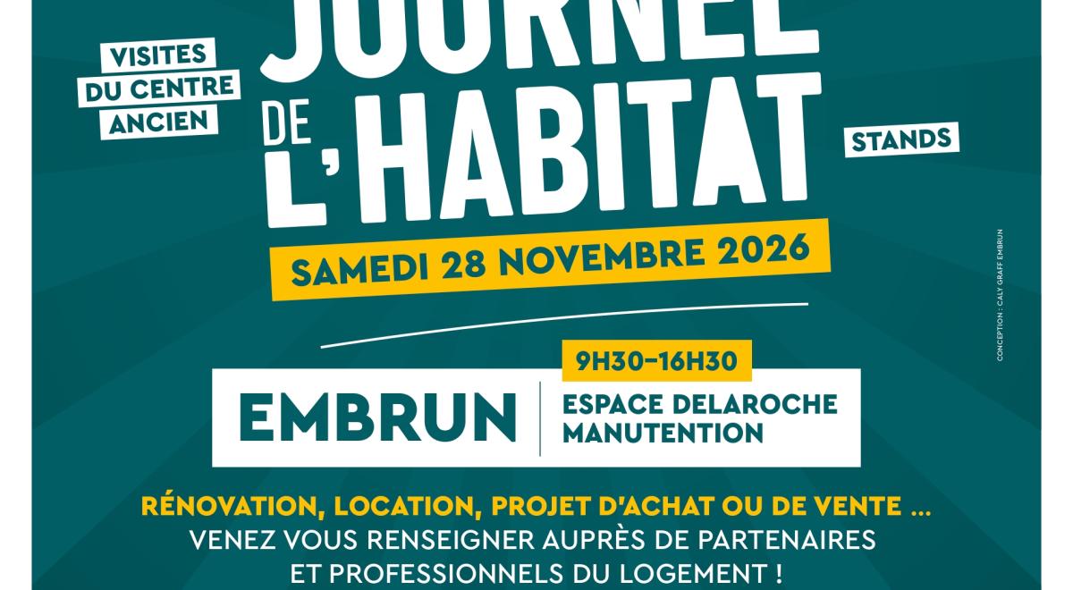 Affiche journée de l'habitat