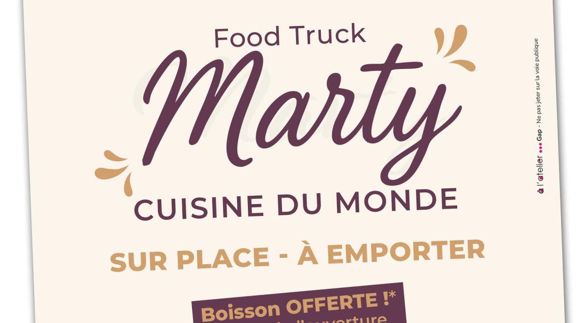 Flyers Food truck MARTY
