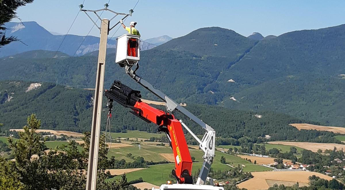 Photo Enfouissement ligne 20 000v quartier du SERRE