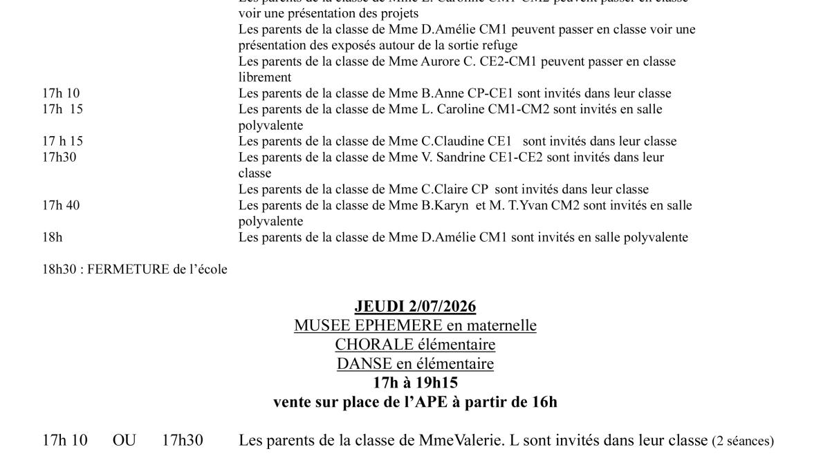 Programme