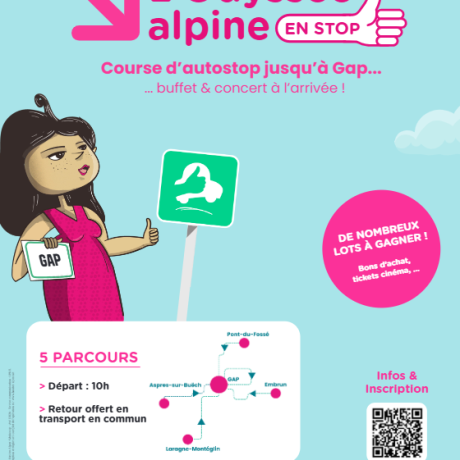 Affiche de L'Odyssée alpine en stop
