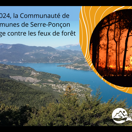Contre les feux de forêt, tous vigilants ! La Communauté de Communes de Serre-Ponçon s'engage contre les feux de forêts