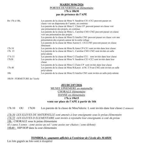 Programme