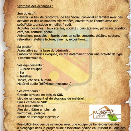 CR la BASCUL' Affiche CR la BASCUL'