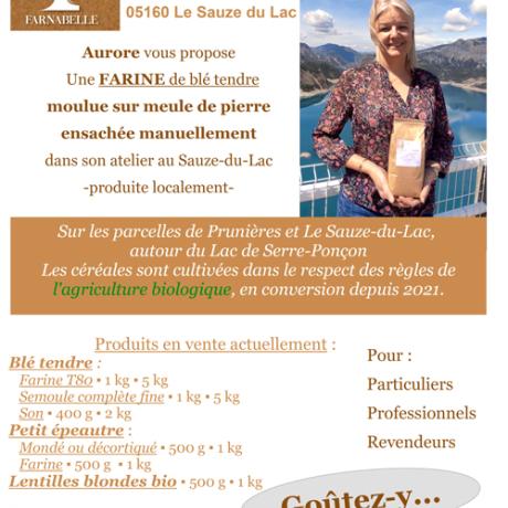 Affiche Aurore farine bio Affiche Aurore farine bio