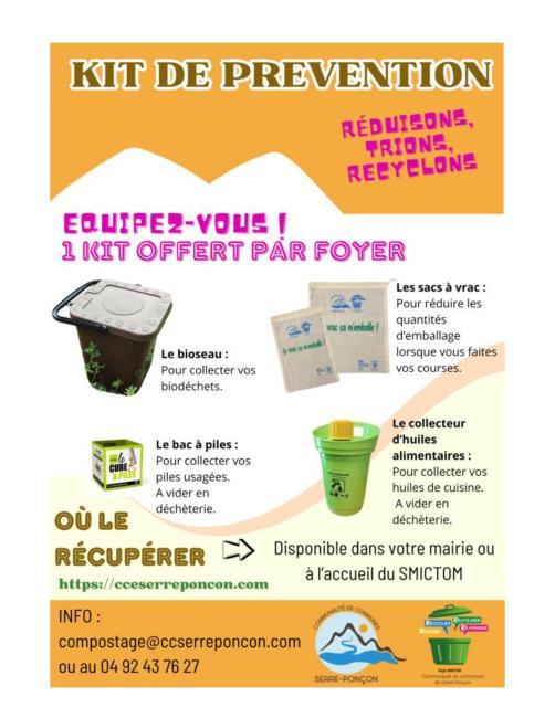 Kit tri et recyclage