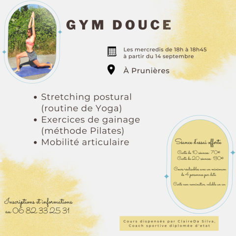 affiche gym douce